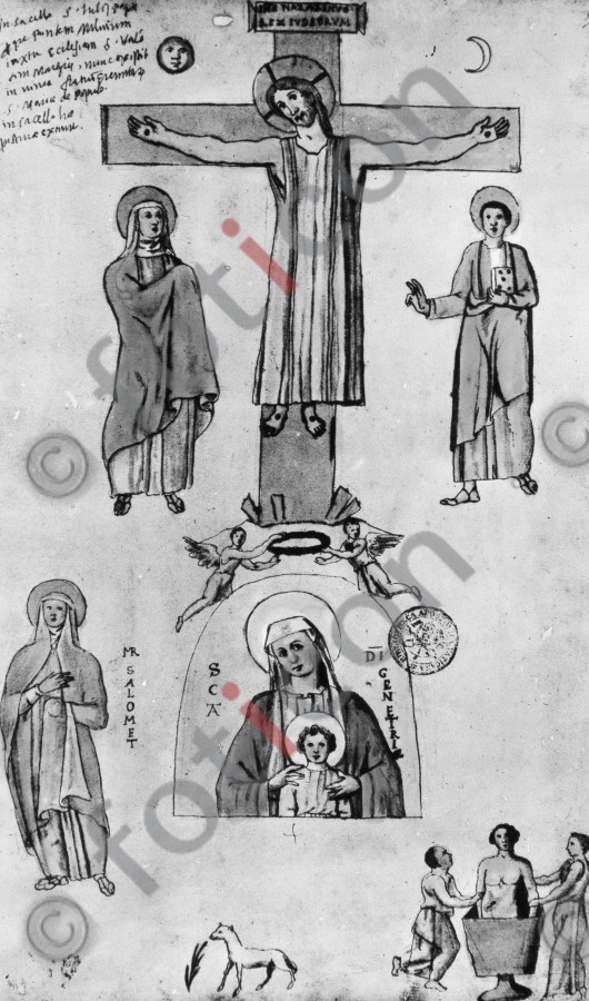 Das Kreuz Ciacconio´s ?The Cross of Ciacconio - Foto simon-107-077-sw.jpg | foticon.de - Bilddatenbank für Motive aus Geschichte und Kultur